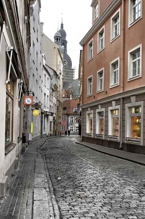 Bild: In den Gassen der Altstadt von Riga.