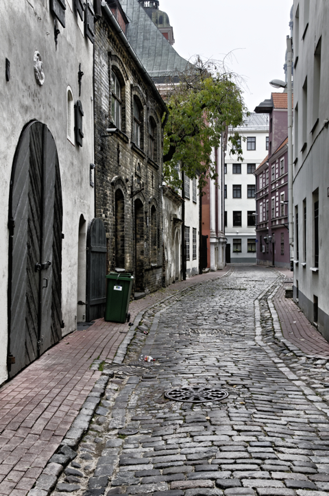 Bild: Im Speicherviertel in der Altstadt von Riga.