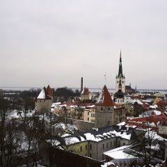 Bild: Blick vom Toompea suf die Unterstadt von Tallinn.