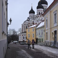 Bild: Blick auf die Alexander-Newski-Kathedrale in der Oberstadt von Tallinn.