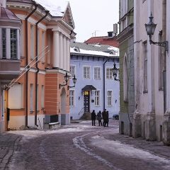 Bild: Unterwegs in der Kohtu auf dem Toompea in Tallinn.