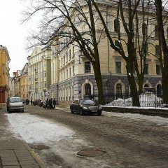 Bild: Das in Estland wohl meist gehasste Gebäude befindet sich an der Ecke Pikk / Pagari. Hier hatte der KGB sein Hauptquartier in Tallinn.