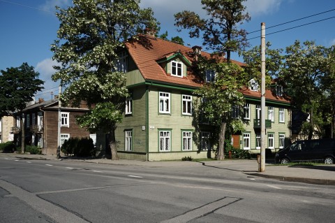 Fast wie auf dem Dorf - Unterwegs im Stadtteil Žvėrynas in Vilnius mit NIKON D700 und AF-S NIKKOR 24-120 mm 1:4G ED VR.
