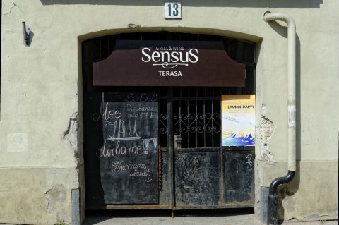 Vormittags unterwegs in Vilnius in der Totorių gatvė. NIKON D700 und AF-S NIKKOR 24-120 mm 1:4G ED VR.
