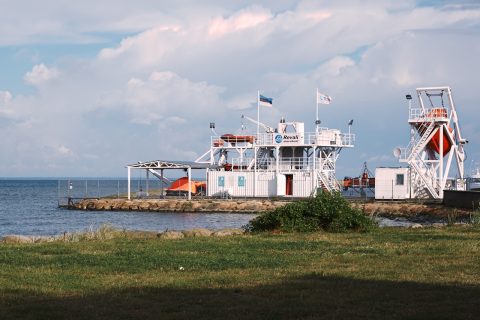 Bild: An der Seerettungsstaion von Pirita. NIKON D700 und AF-S NIKKOR 24-120 mm 1:4G ED VR.