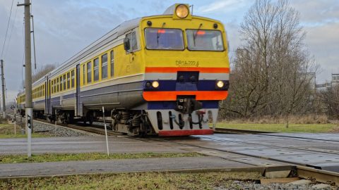 Bild: Und noch ein Zug - von Rīga Richtung Sigulda. NIKON D700 mit TAMRON SP 24-70mm F/2.8 Di VC USD. ISO 200 ¦ f/7,1 ¦ 50 mm ¦ 1/160 s ¦ kein Blitz. Klicken Sie auf das Bild um es zu vergrößern.