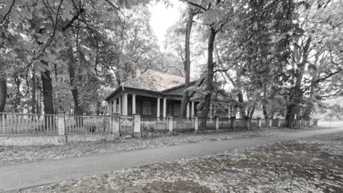 Bild: Das Landhaus der Familie Block in der Vienības gatve im Stadtteil Torņakalns in Rīga.