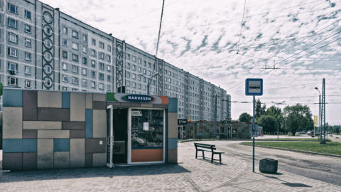 Image: The neighborhood of Ziepnikkalns. Multi-storey residential house. Click on the image to enlarge it.