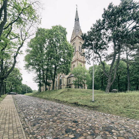 Image: The Lutheranian Church in the district of Torņakalns in Rīga. Click on the image to enlarge it. Recording: © Copyright May 2019 by Birk Karsten Ecke.